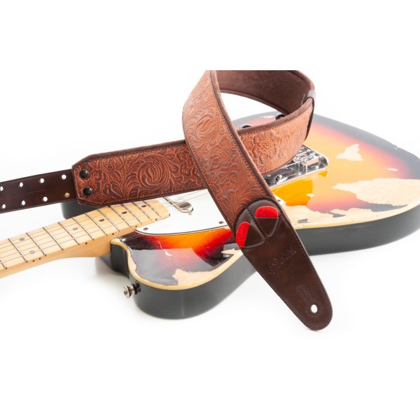 RightOn! Sandokan-60 Light Brown Guitar Strap